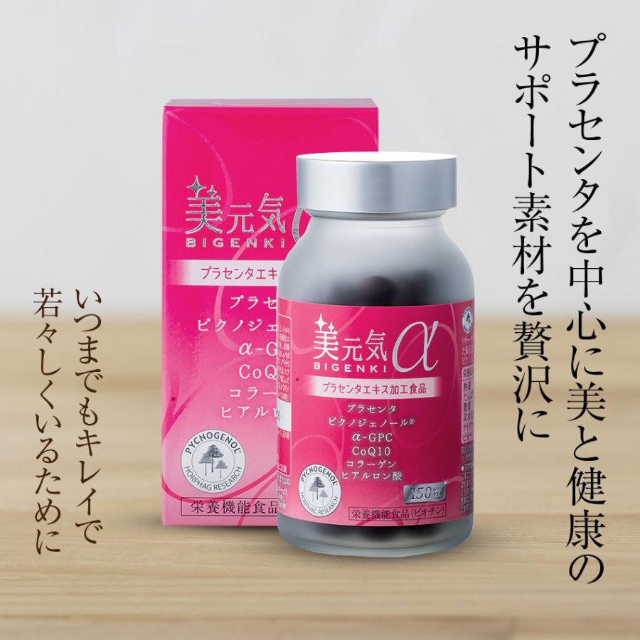 美元気α プラセンタサプリメント 栄養機能食品 (ピチオン) 青山美肌 | ABIヘルスケア