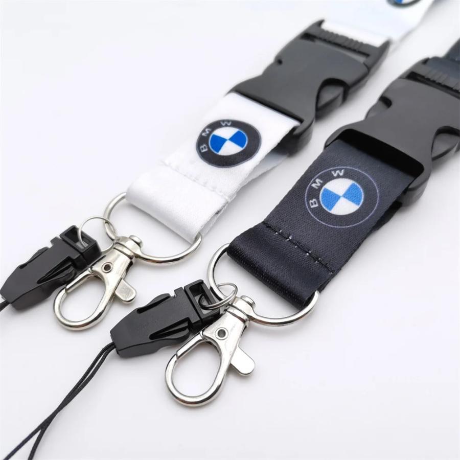 BMW Motorrad ネックストラップ ブラック/ホワイト (2色 BMW Motorrad ネックストラップ ブラック/ホワイト (2色
