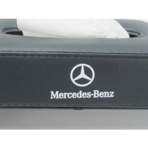 メルセデス・ベンツ ロゴ/AMGロゴ入り ティッシュケース(底部分に