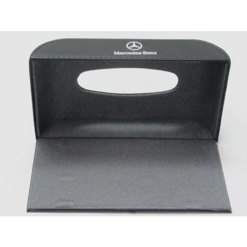 メルセデス・ベンツ ロゴ/AMGロゴ入り ティッシュケース(底部分に