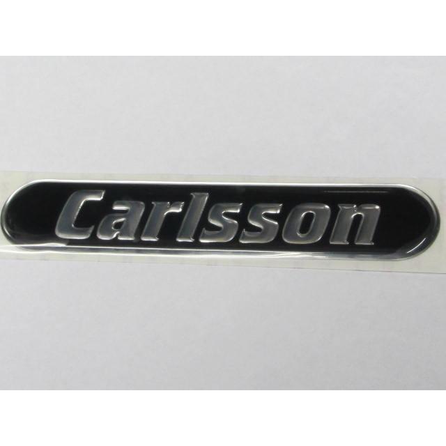 正規 カールソン Carlsson サイド エンブレム 横110mmX縦21mmX厚2mm 