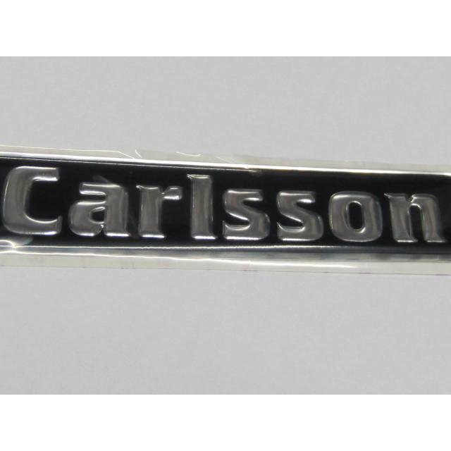 正規 カールソン Carlsson サイド エンブレム 横110mmX縦21mmX厚2mm