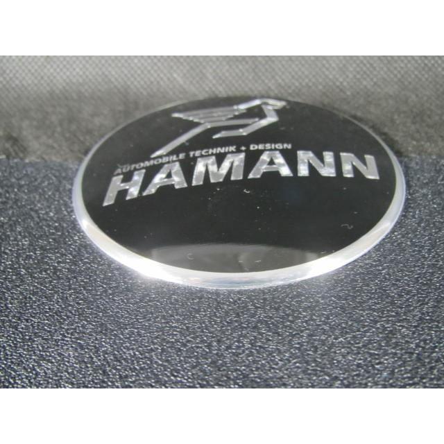 正規 HAMANN ハーマン フロント / リア エンブレム（直径82mm)の画像