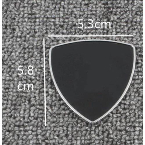 ランボルギーニ エンブレム 3D 金属ステンレスバッジ (サイズ)縦