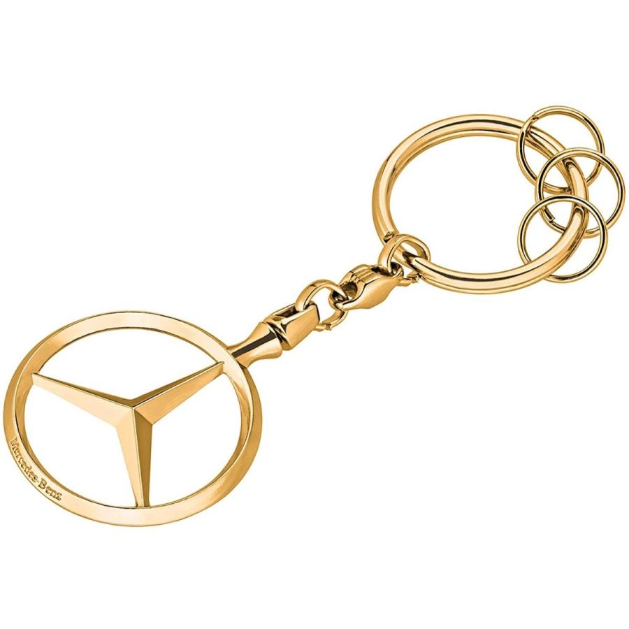 純正 Mercedes Benz Collection キーホルダー オープンスター ゴールド