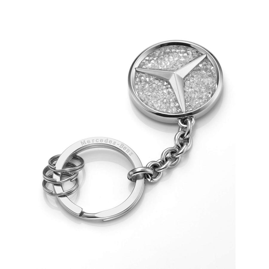 Mercedes-Benz Collection ベンツ ホワイト クリスタル キーホルダー