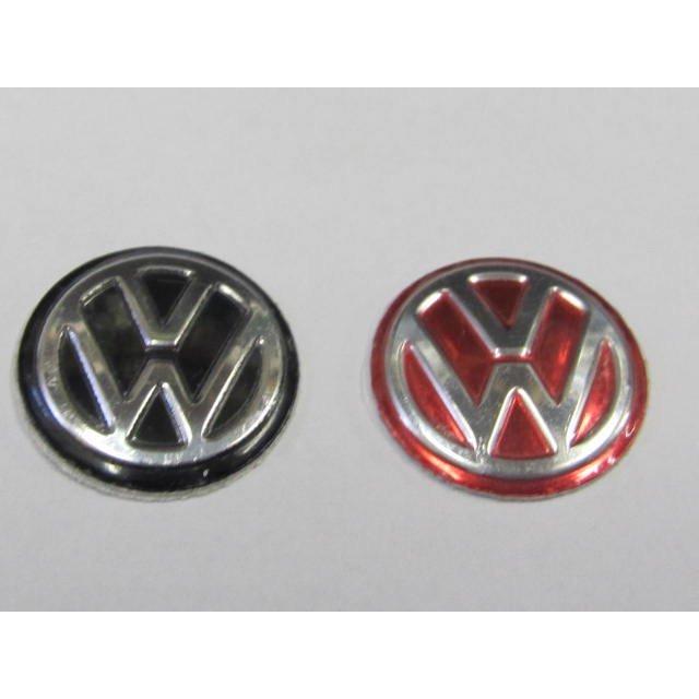 VW ワーゲン エンブレム (14mm)極小のエンブレム (ブラック