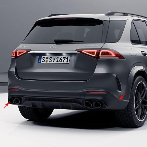 純正 W167 GLE SUV GLE53 リアディフィーザー＆マフラーエンド set