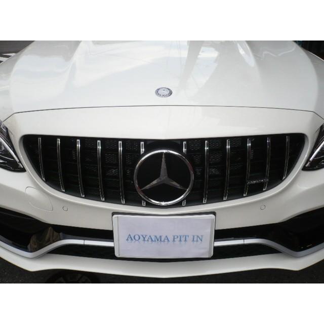 純正 W205 AMG C63 後期 パナメリカーナ フロント グリル＆センター 