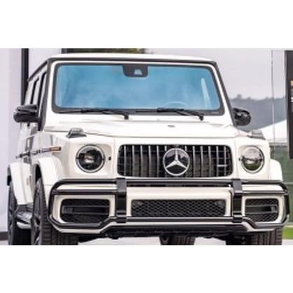 純正 W463A AMG G63用 本国仕様 フロントバンパーガード＋取り付けに