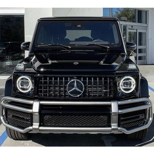 純正 W463A AMG G63用 本国仕様 フロントバンパーガード＋取り付けに
