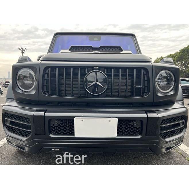 HP design製 W463A ゲレンデ AMG G63 用 オフセット ナンバーステー