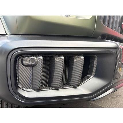 W465 ゲレンデ AMG G63 用 ドライ カーボン フロントバンパー ダクト 