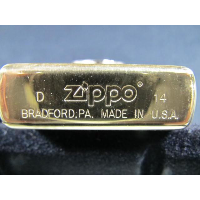 Zippoオイルライター (USA製) マセラティ ロゴ（ゴールドベース 