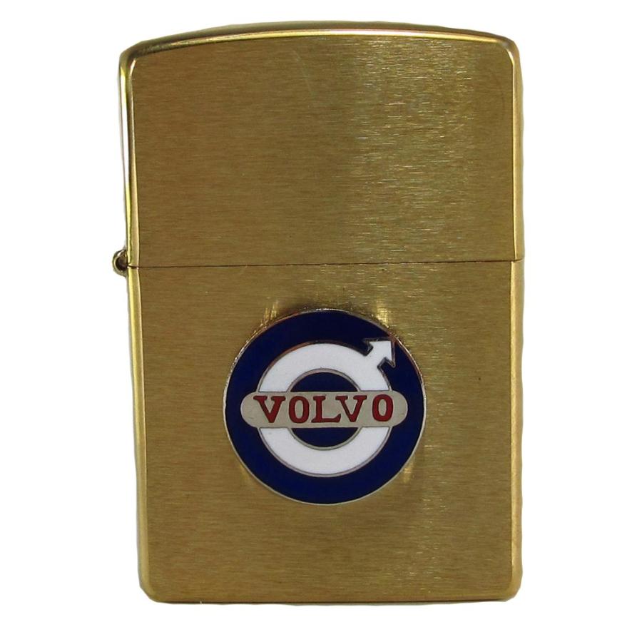 Zippoオイルライター(USA製) ボルボロゴ（ゴールドベース） : AOYAMA