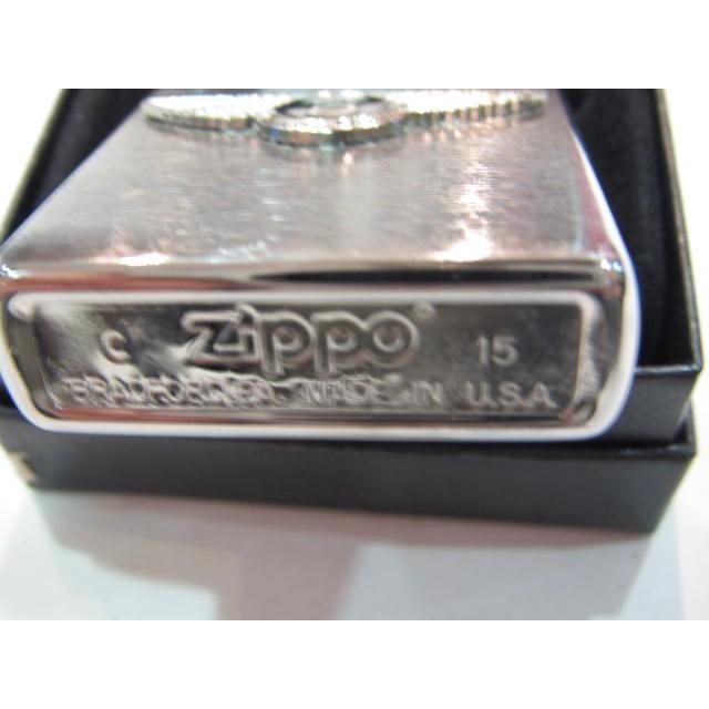 Zippoオイルライター(USA製) BENTLEYロゴ（シルバーベース） : AOYAMA