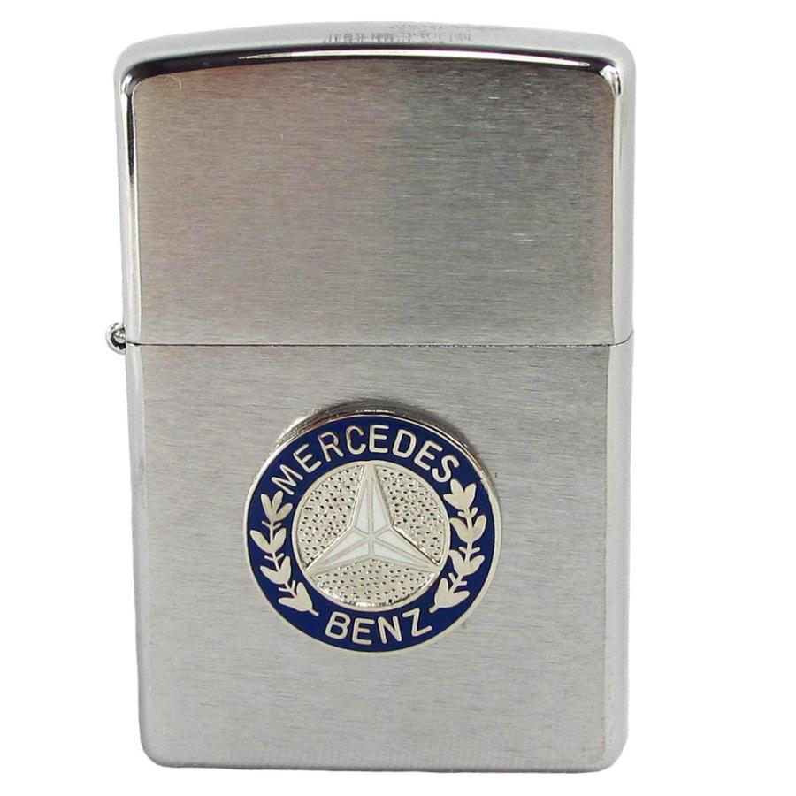 ZIPPO メルセデス・ベンツ オイルライター Zippoオイルライター(USA製) Merdedes Benzロゴ（シルバーベース