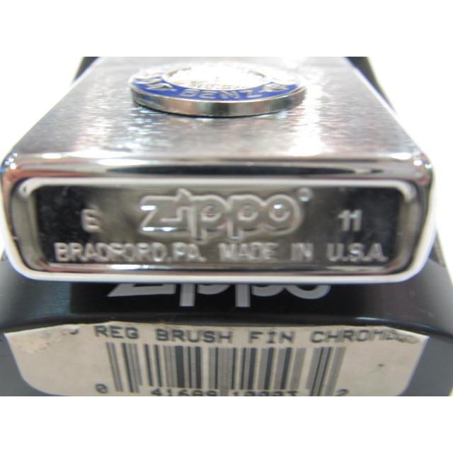 ZIPPO メルセデス・ベンツ オイルライター Zippoオイルライター(USA製) Merdedes Benzロゴ（シルバーベース