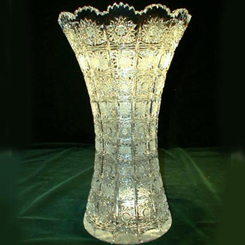 ボヘミア 500PKカット フラワーベース 35.5cm 80029-PK-355 : 青山ロゼ