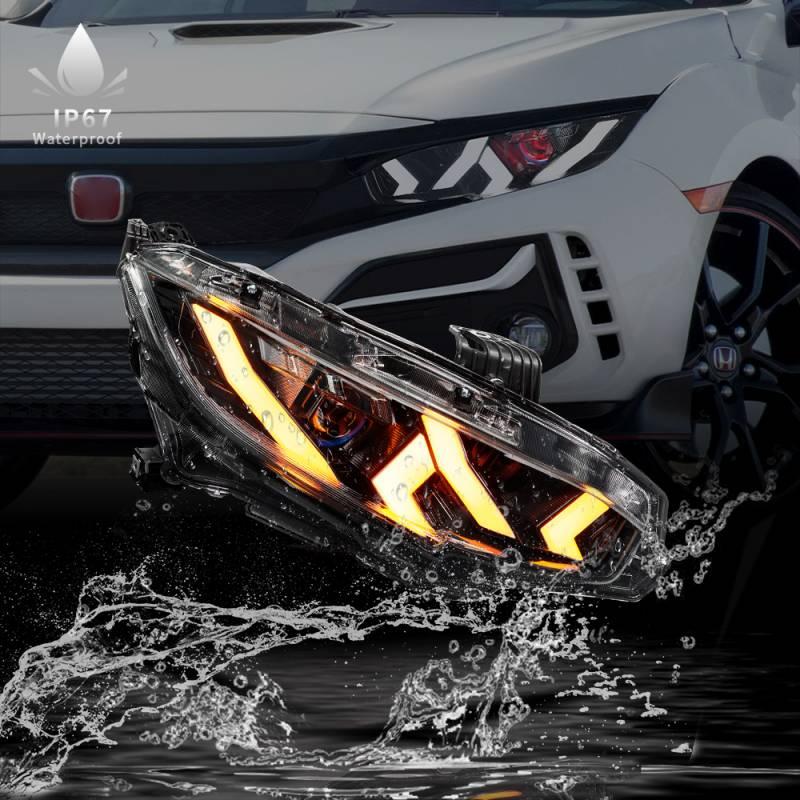 シビック 送料無料 ホンダ FK7 FK8 タイプR TYPE R ヘッドライト 