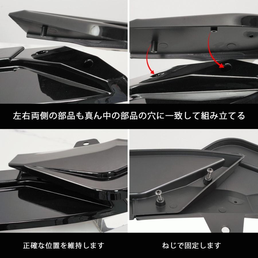 送料無料 ホンダ シビック11代目 ハッチバック EX LX FL4 FL1 フロントリップ フロントバンパー リップカバー フロントスポイラー カーボン調 R03~R04 | ホンダ | 08