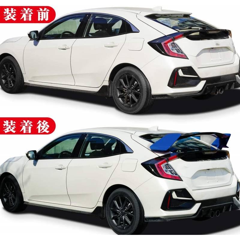 送料無料 ホンダ シビック ハッチバックセンシング FK7 FK8 タイプＲ TYPE R リアスポイラー ウイングスポイラー ブルー HONDA CIVIC H29~R02｜aoyamashop｜04