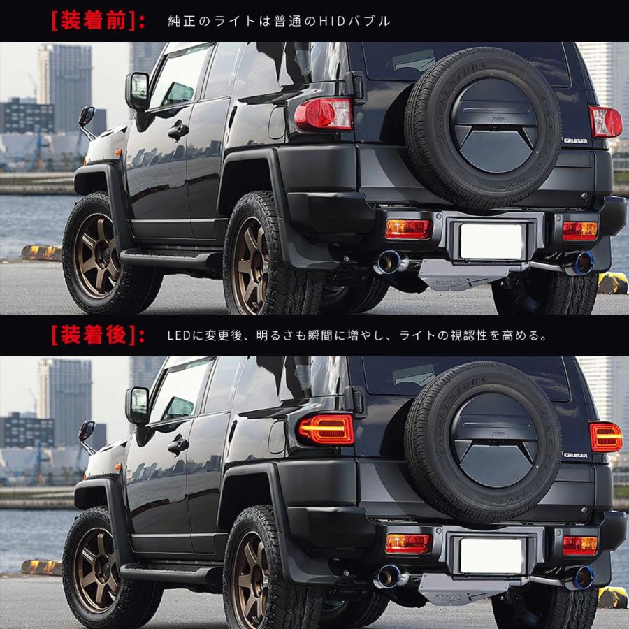 FJクルーザー スモークテール Amazon | AmeriLite ライトスモークLEDテールライト トヨタ Fj