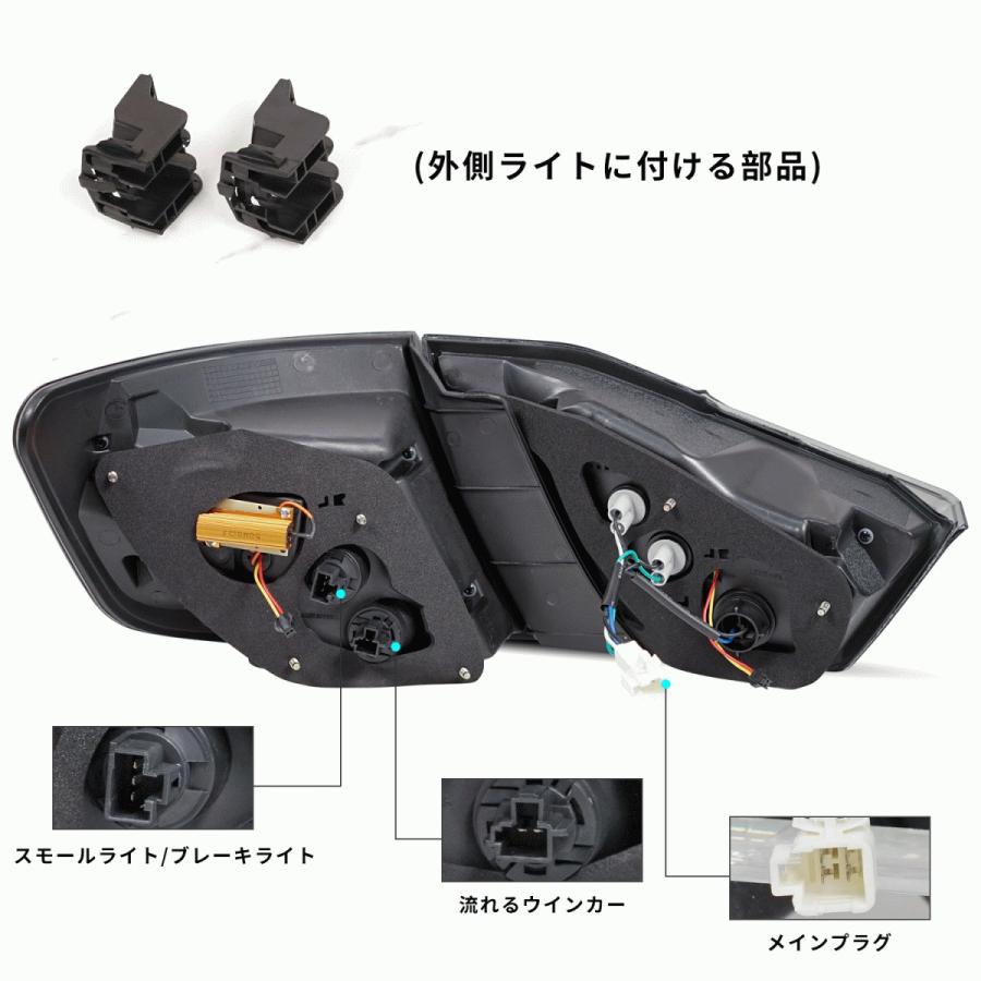 カムリ 送料無料 トヨタ 50系 テールランプ ドラゴンスケールデザイン