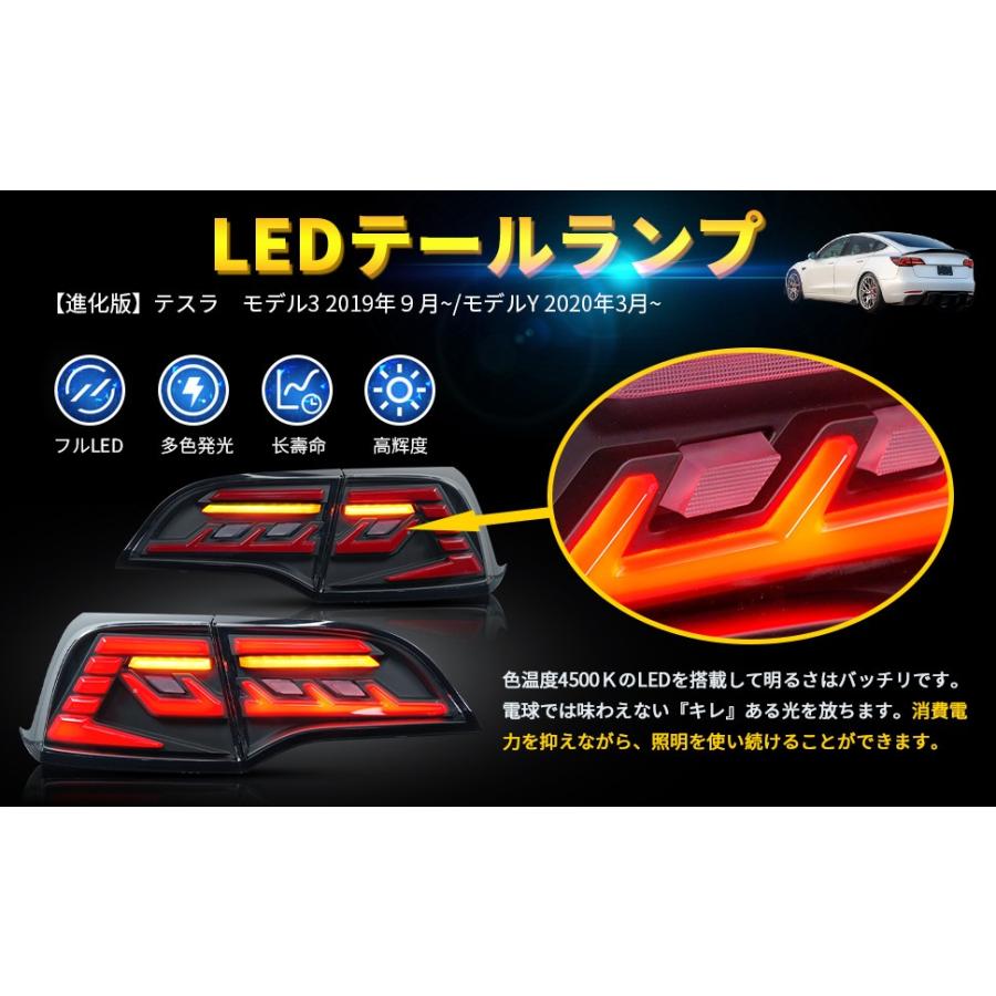 送料無料 人気モデル テスラ モデル3 モデルY テールランプ