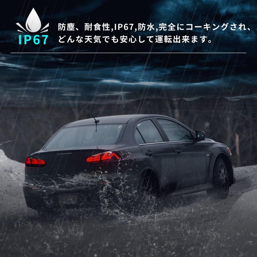 送料無料 三菱 MITSUBISHI LANCER  ランサー RS エボリューションX GSR エボリューションX CBA-CZ4A テールランプ オープニングモーション搭載 流れるウインカーの画像