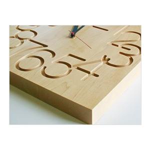 掛け時計 おしゃれ 木製 MUKUクロック（大）ナラ CW-09CN 旭川家具 cosine コサイン