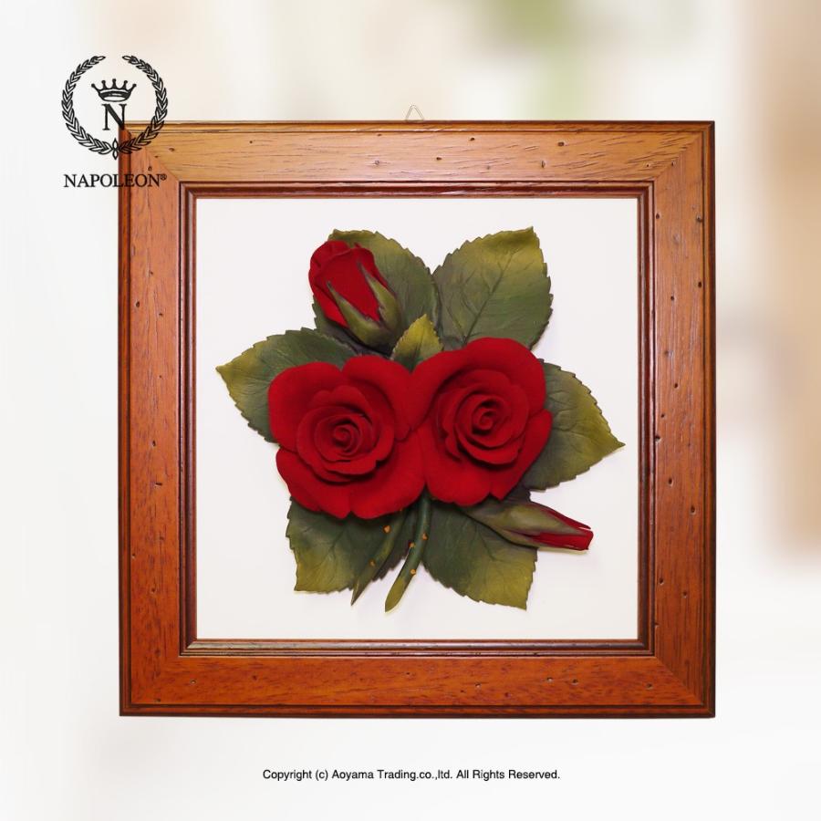 インテリア 壁飾り 陶花 赤いバラ イタリア ナポレオン社 母の日ギフト プレゼント 青山貿易 マワハンガー正規販売店 通販 Yahoo ショッピング