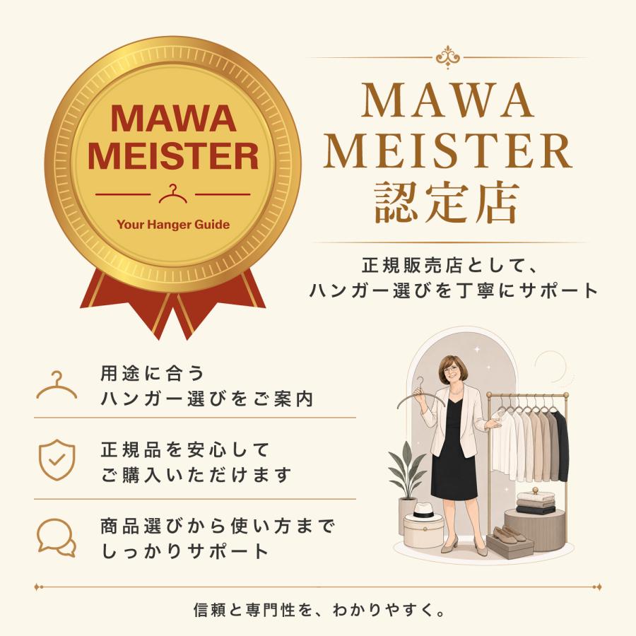 MAWA MAWAハンガー 3120 エコノミック 40P 20本セット 跡がつかない