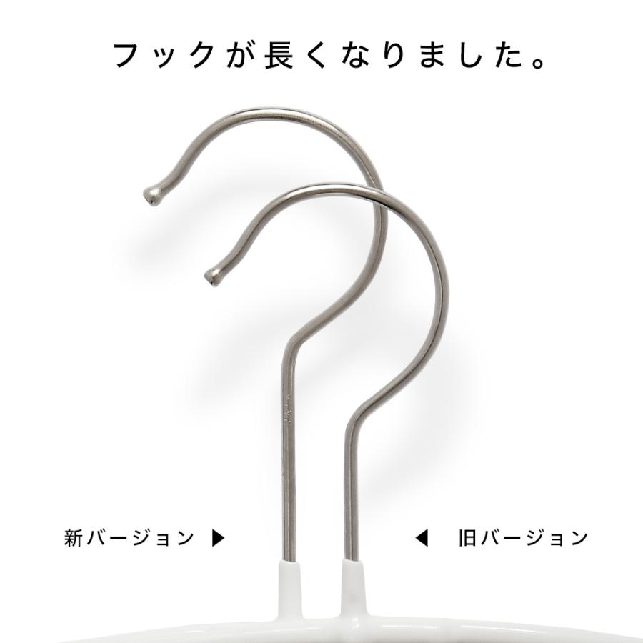 mawaハンガー エコノミックライト 40PT ホワイト 80本 マワハンガー MAWA MAWAハンガー 4140 エコノミック ウルトラライト 40PT フック長