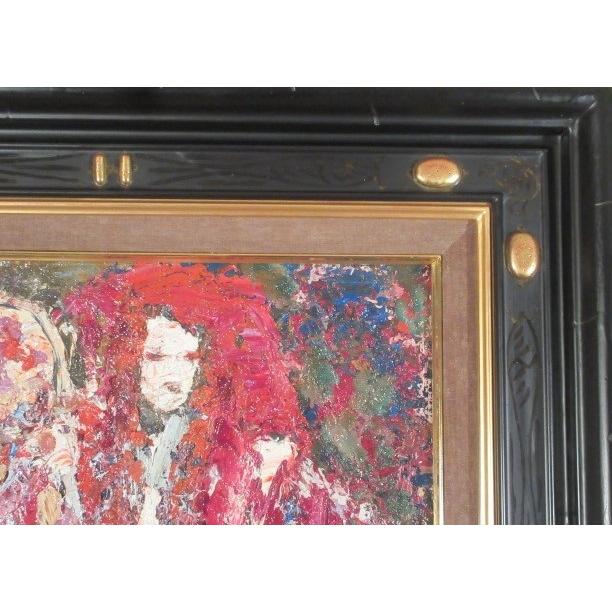 森田 茂 [黒川能] 油彩10号 （日本芸術院会員) : ピクチャーショップ