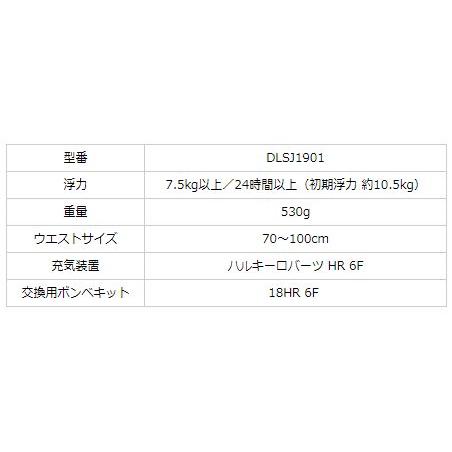 DEEPLINER（ディープライナー） 自動膨張式 ライフジャケット 