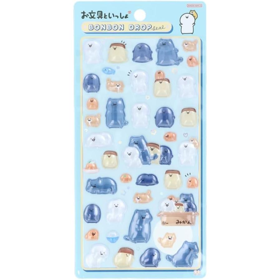 サンスター文具 正規品 お文具といっしょ グッズ シール ボンボン