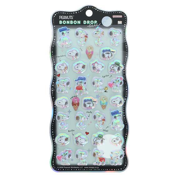 サンスター文具 正規品 ボンボンドロップシール churukira 全4種セット