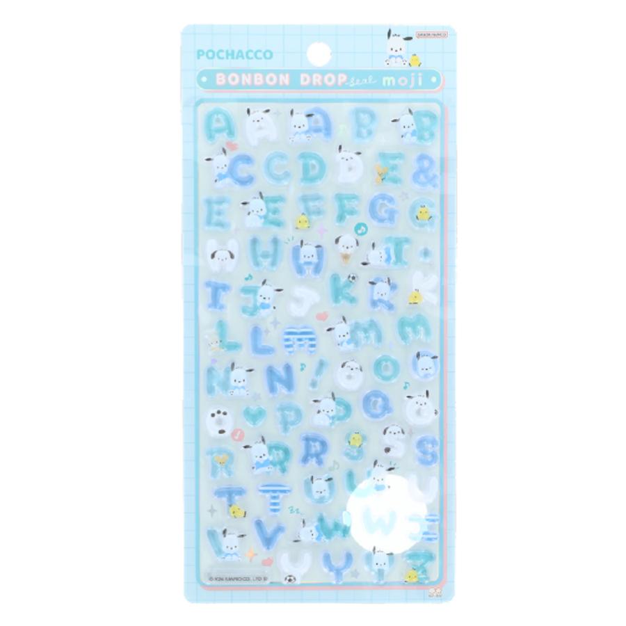 サンスター文具 正規品 ボンボンドロップシール サンリオmoji 全8種