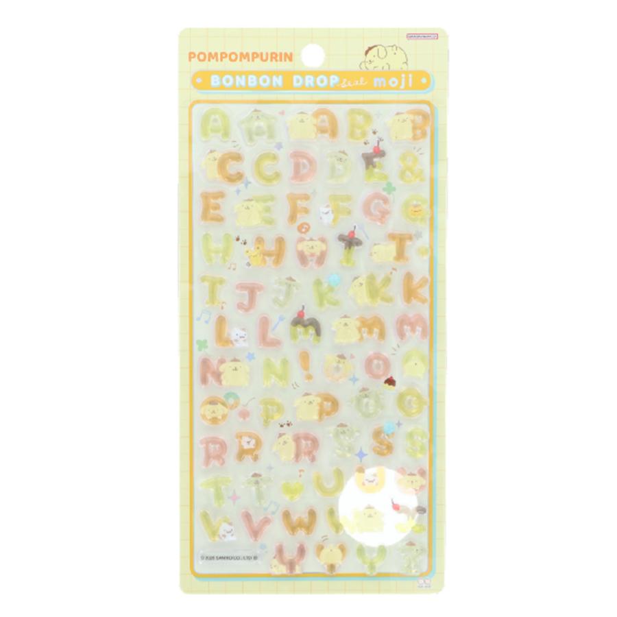 サンスター文具 正規品 ボンボンドロップシール サンリオmoji 全8種