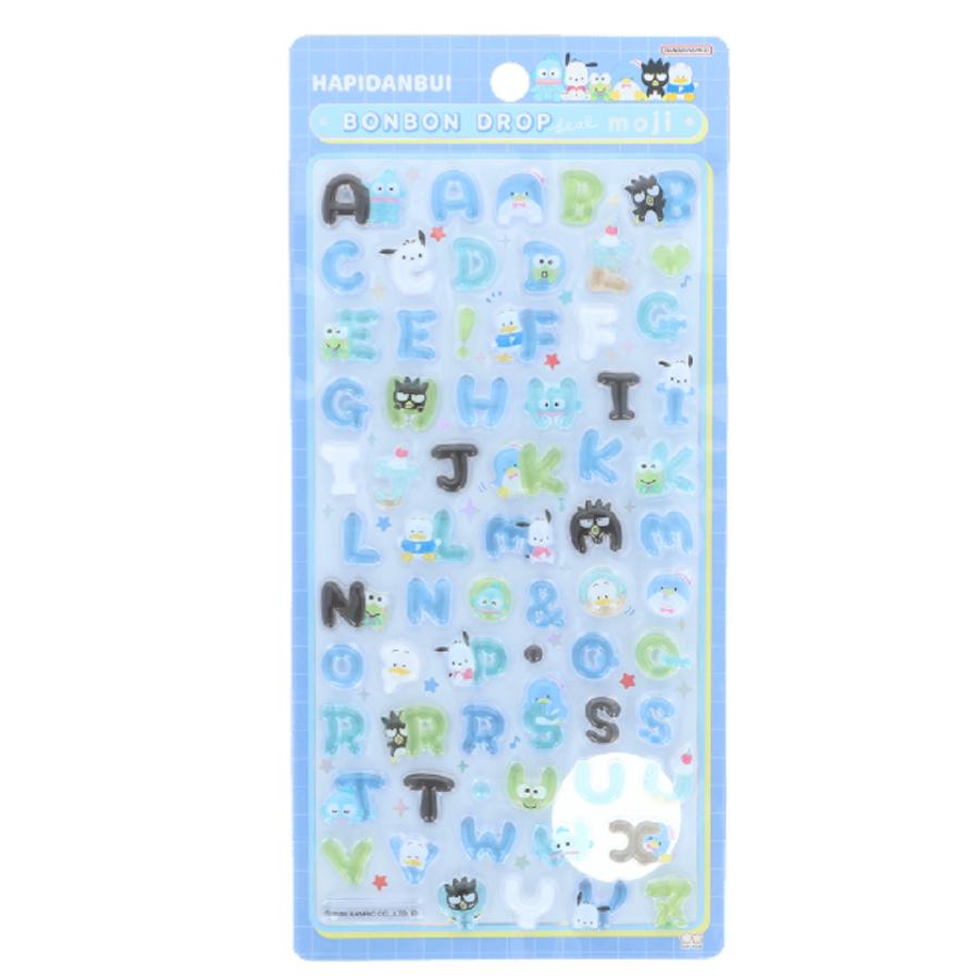 サンスター文具 正規品 ボンボンドロップシール サンリオmoji 全8種