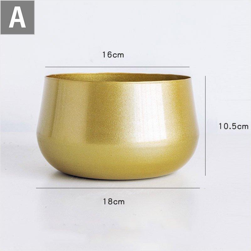 植木鉢 花瓶 プランター おしゃれ 鉢植え 花 栽培 プレゼント ギフト 母の日 通販 かわいい ガーデニング ゴールドベーシック ナチュラル 華やか 鉢 プランターカバー カラー B 14newton Com