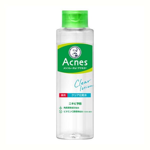 《ロート製薬》 メンソレータムアクネス 薬用クリア化粧水 180ml 【医薬部外品】｜aozorablue