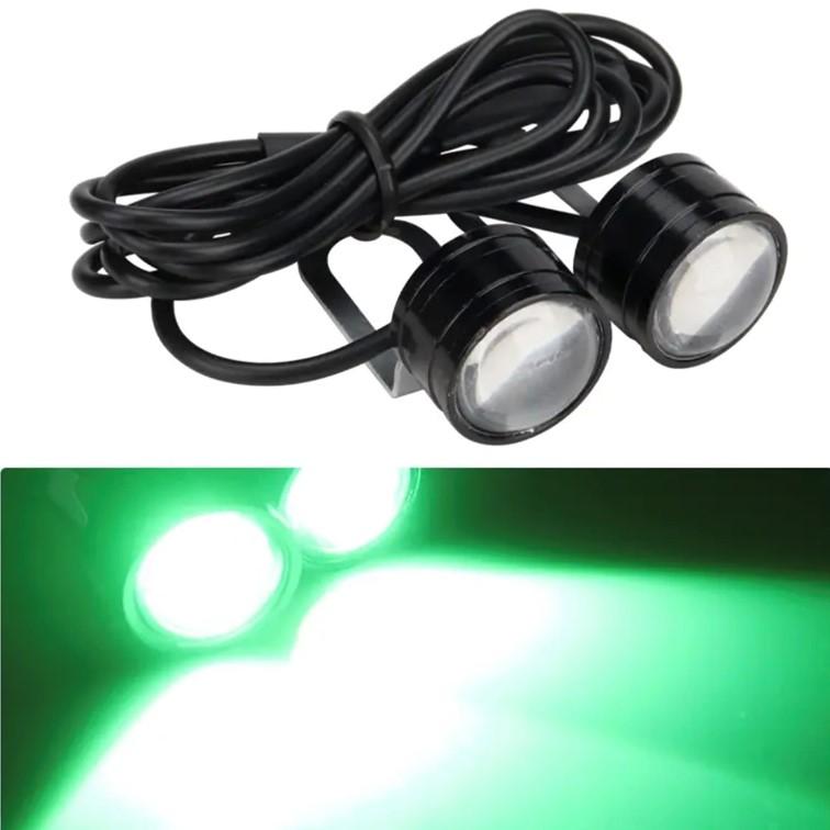 グリーン ストロボライト 緑 バイク フラッシュ 自動車 LED 蛍ランプ