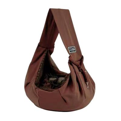 抱っこバッグ 犬キャリーバッグ チェストバッグ 8kgまで 斜めショルダーバッグ J.PRESS スリング ショルダー キャリーバッグ 《カーキ》 小型犬