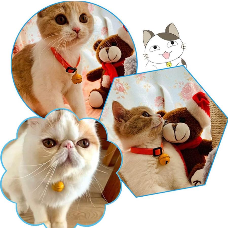 * vintage cat ❀ チリンとなる鈴と一緒 かわいいネコちゃん 猫用 黄色い鈴 首輪 ペット 猫 犬 鈴 かわいい おしゃれ 鈴付き