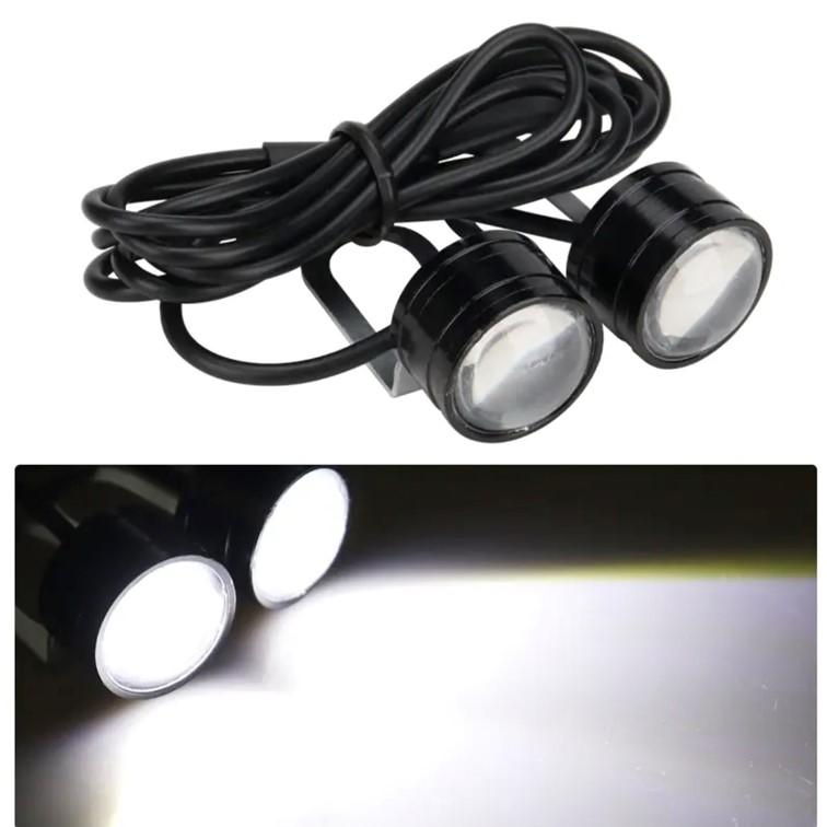ホワイト 白 ストロボライト バイク フラッシュ 自動車 LED 蛍