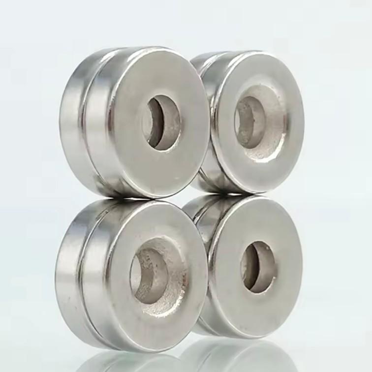 大 穴あり ネオジウム磁石 10個セット A78 直径 20mm 厚み 5mm 穴 世界