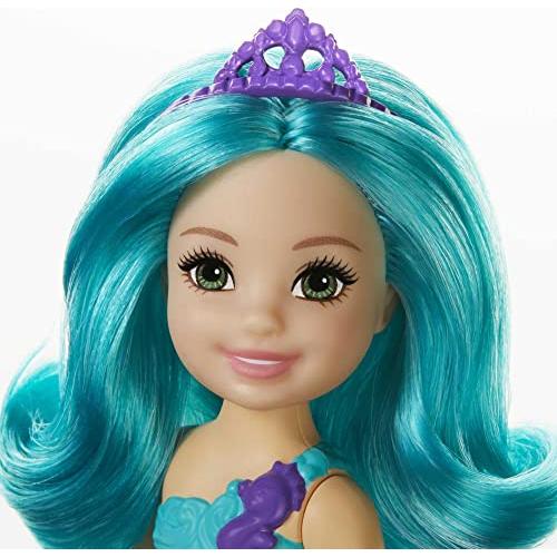 Barbie Dreamtopia Chelsea Mermaid Doll  6.5-inch with Teal Hair and  並行輸入｜aozoraichiba1968｜02
