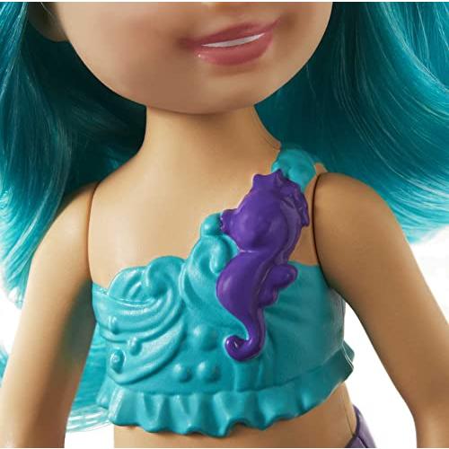 Barbie Dreamtopia Chelsea Mermaid Doll  6.5-inch with Teal Hair and  並行輸入｜aozoraichiba1968｜03